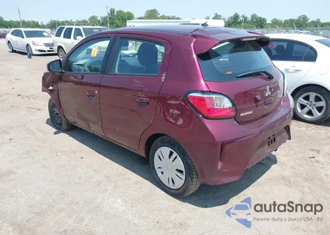 2024 Mitsubishi Mirage Es/Le z USA, uszkodzony, nr VIN ML32AUHJ5RH012883